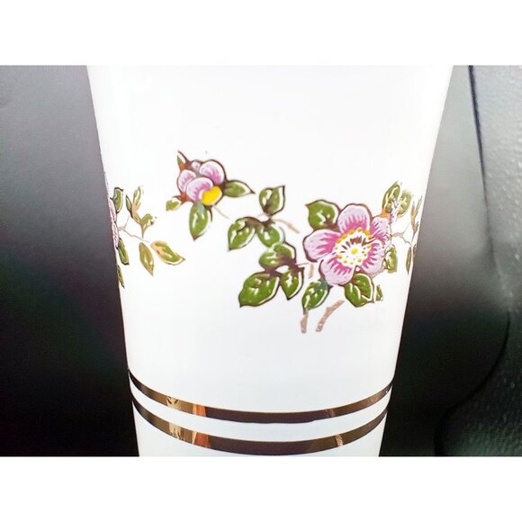 Neofitou Vase Pair Greece Vintage 24K Gold Trim Floral Bird Handcrafted Elegant - Picture 6 of 12